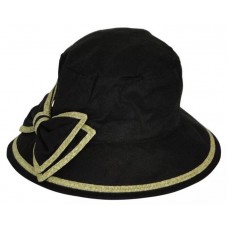 John Callanan BOW Bucket NAVY BLUE /GOLD One Size Fits Most 50 Upf Ladies Mujers  eb-83777386